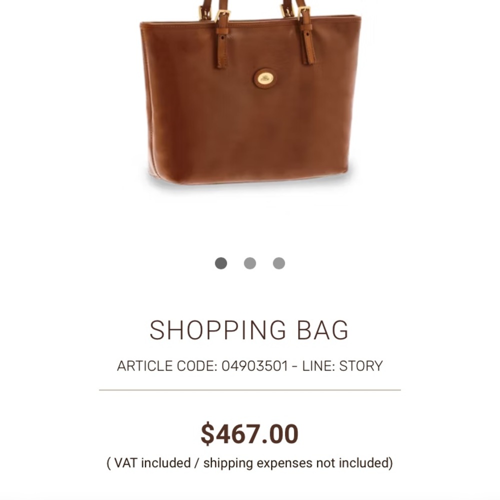 Leather “the bridge” ladies handbag